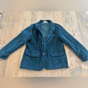 Cat & Jack Dark Green Velvet blazer, 5T